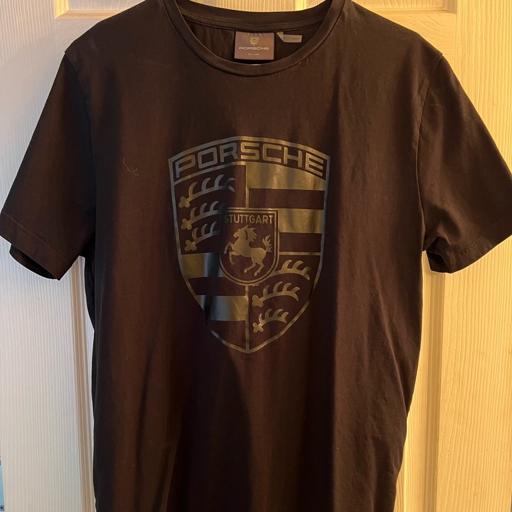 Black w/Black Logo Genuine Porsche Shirt